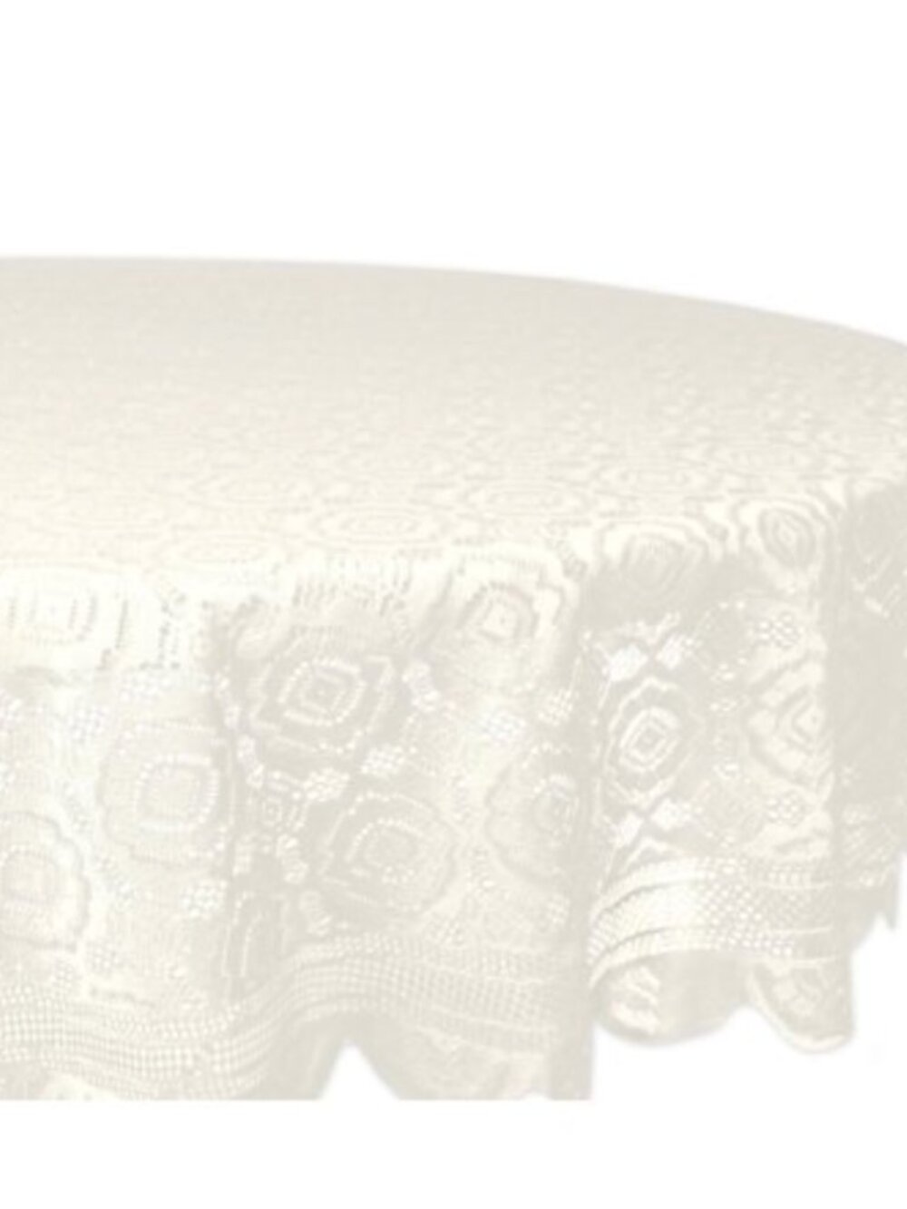 DII Lace Tablecloth 63 Round